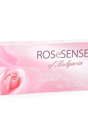 Комплект "rosesense" rose of bulgaria (два гліц. мила+духи 2,1 мл)
