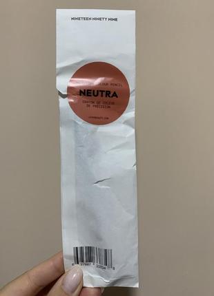 Оригинальный 19/99 precision colour pencil оттенок neutra&nbsp;карандаш для губ4 фото