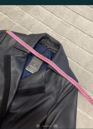 Кожаный тренч