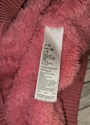 Свитер теплый демисезонный осень зима коралловый m topshop5 фото