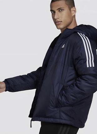 Куртка чоловіча adidas, колір синій😍 курточка вітровка вітрівка2 фото