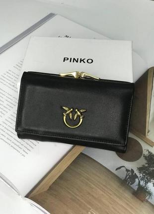 Женский брендовый кошелек pinko пинко в расцветках, кошельки кожа, складной кошелек, кошелек с логотипом5 фото