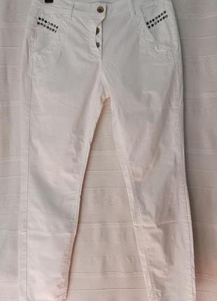 Taifun boyfriend ts білі жіночі штани р.38/40/м/l2 фото