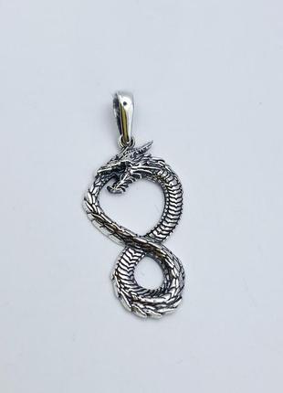 Амулет серебряный "дракон" 3,8 г
