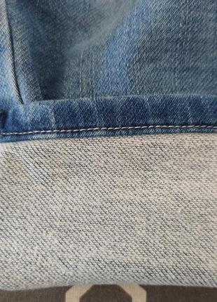 Плотные джинсы next с зайкой р. 6-7 лет8 фото