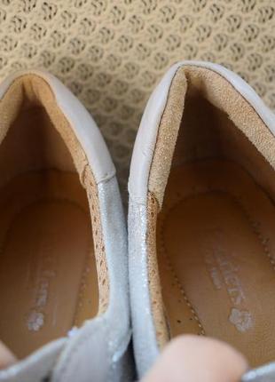 Кожаные туфли мокасины на липучках padders р. 40 26 см9 фото