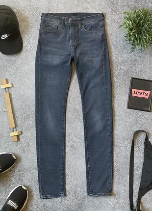 Мужские темные синие зауженные slim fit джинсы levi's 510 оригинал размер 29 левайс