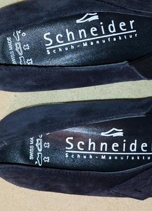 Качественные кожаные туфли швейцария schneider,6 фото