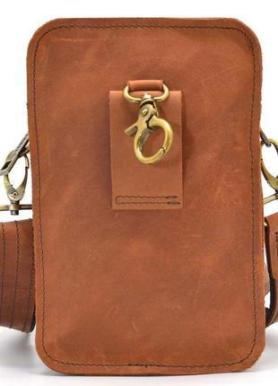 Trw сумка через плече, поясна сумка tarwa rb-0075 зі шкіри crazy horse2 фото