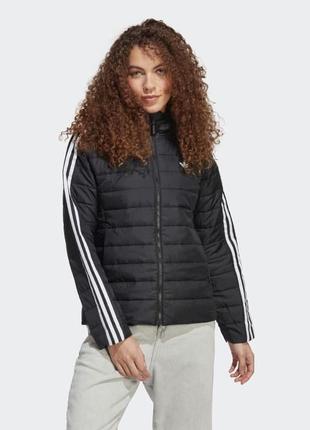 Куртка женская adidas, цвет черный😍 курточка пуховик пуффер пуфер1 фото