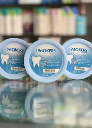 Eva smokers tooth powder with fluoride flavor зубний порошок із фтором (синій)1 фото