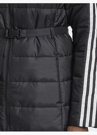 Пальто жіноче adidas, колір чорний😍парка куртка курточка пуховик пуффер пуфер6 фото
