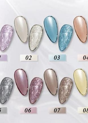 Жемчужный перламутровый гель лак для рисования