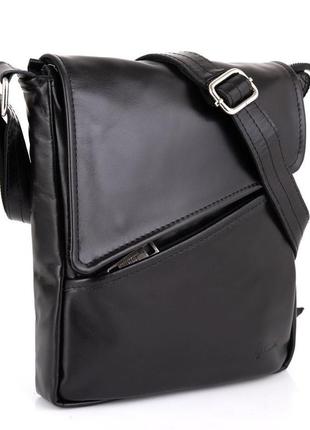 Удобная стильная мужская кожаная сумка через плечо ga-1302-4lx tarwa1 фото