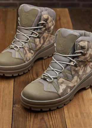 Тактические зимние ботинки берцы из натуральной кожи, военная зимняя обувь размеры 39-462 фото