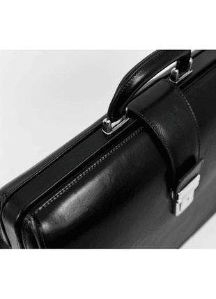 Вместимый большой кожаный портфель - the firm - черный time resistance 52165015 фото