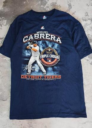 Футболка miguel cabrera triple crown 2012 detroit