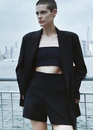 Шорти з високою посадкою zara
