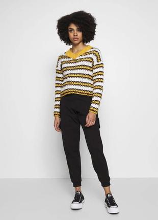 ❄️‼️📣акция📣‼️1+1=3* самая модная вещь в🎁❄️ в‘язаний жіночий укорочений светр topshop, светр в полоску, светр в смужку, кофта в полоску2 фото
