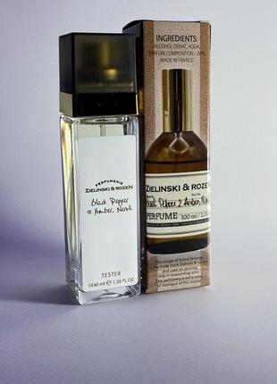 Zielinski & rozen black pepper & amber, neroli