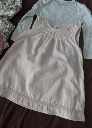 Пакет дитячого одягу сарафан сукня боді тепла кофта6 фото