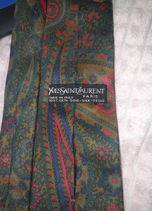 Вінтажна краватка yves saint laurent