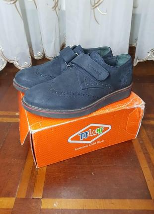 Kemal pafi classic кожаные туфли на мальчика