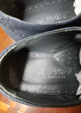 Kemal pafi classic кожаные туфли на мальчика5 фото
