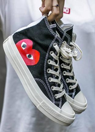 Мужские кеды conwers x comme des garçons play