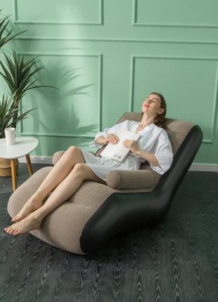 Надувной s-образный ленивый диван, надувная мебель для дома2 фото