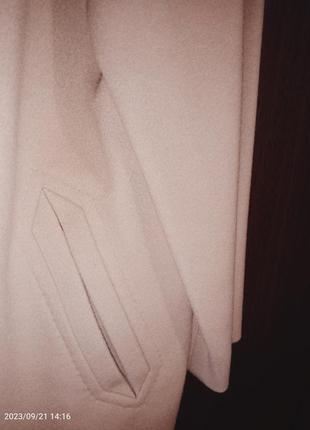 Кашемирово-драаовое пальто.4 фото