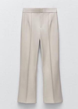 Кожаные брюки zara