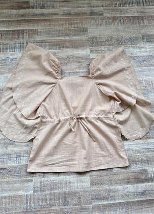 Блуза для дівчинки 140-146 в стилі вишиванка блузка шкільна