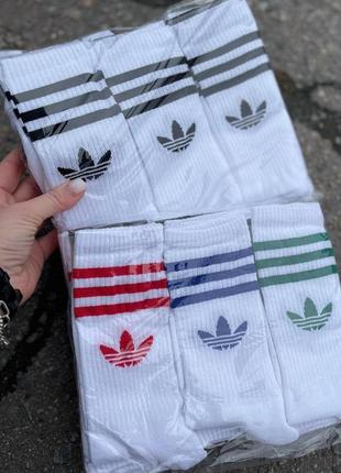 Шкарпетки адідас кольорові. носки adidas високі2 фото