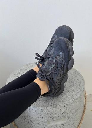 Крутезні кросівки adidas yeezy 500 utility black9 фото