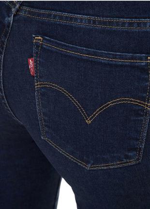 Женские синие джинсы levi's 712 slim4 фото