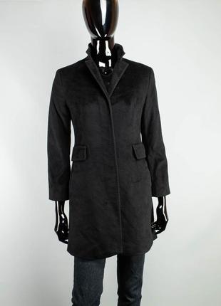 Крутое шерстяное пальто max mara studio.теплый плащ.1 фото