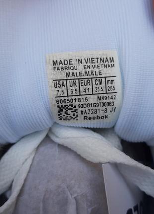 reebok other classic белые с зеленым кроссовки мужские кожаные топ качество мешек осенние демисезонные кеды5 фото