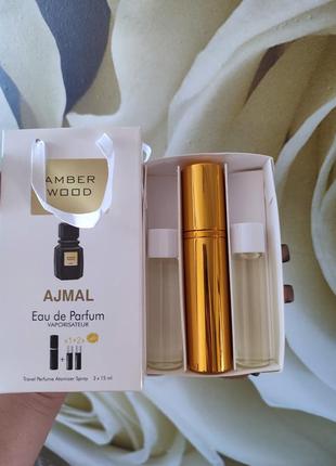 Elite parfume ajmal amber wood, унісекс 45 мл