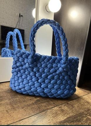 Сумка голубая