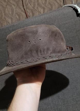 Шляпа ковбоская bc hat australia кожаная капелюх ковбойський шкіряний5 фото