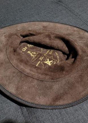 Шляпа ковбоская bc hat australia кожаная капелюх ковбойський шкіряний6 фото