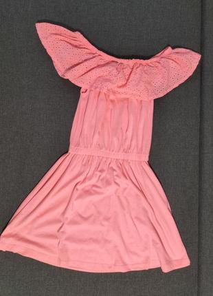 Легкое летнее платье с открытыми плечами primark 1522 фото