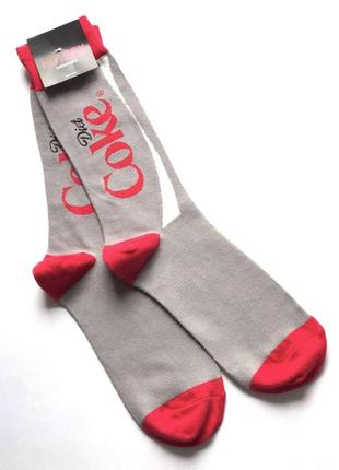 Стильные актуальные модные крутые высокие мужские носки hot sox, диетическая кола, 42-46