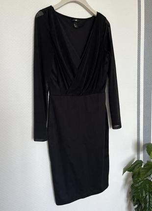 Класична чорна сукня h&m