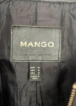 Шкіряна куртка mango р.m  натуральна шкіра7 фото