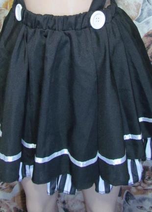 Карнавальная юбка с подтяжками1 фото