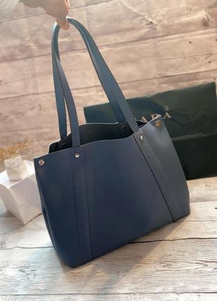 Сумка шоппер вместительная двухсторонняя zara с короткими ручками объемная эко кожа...