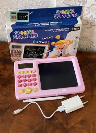 Lcd планшет для рисования графический с калькулятором