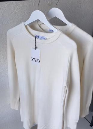 Платье zara свитер новая коллекция 2023❤️3 фото